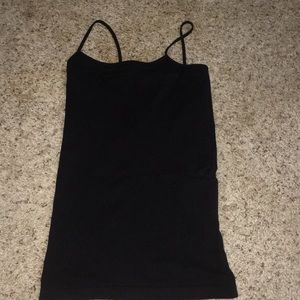 Black, spaghetti strap tank top
